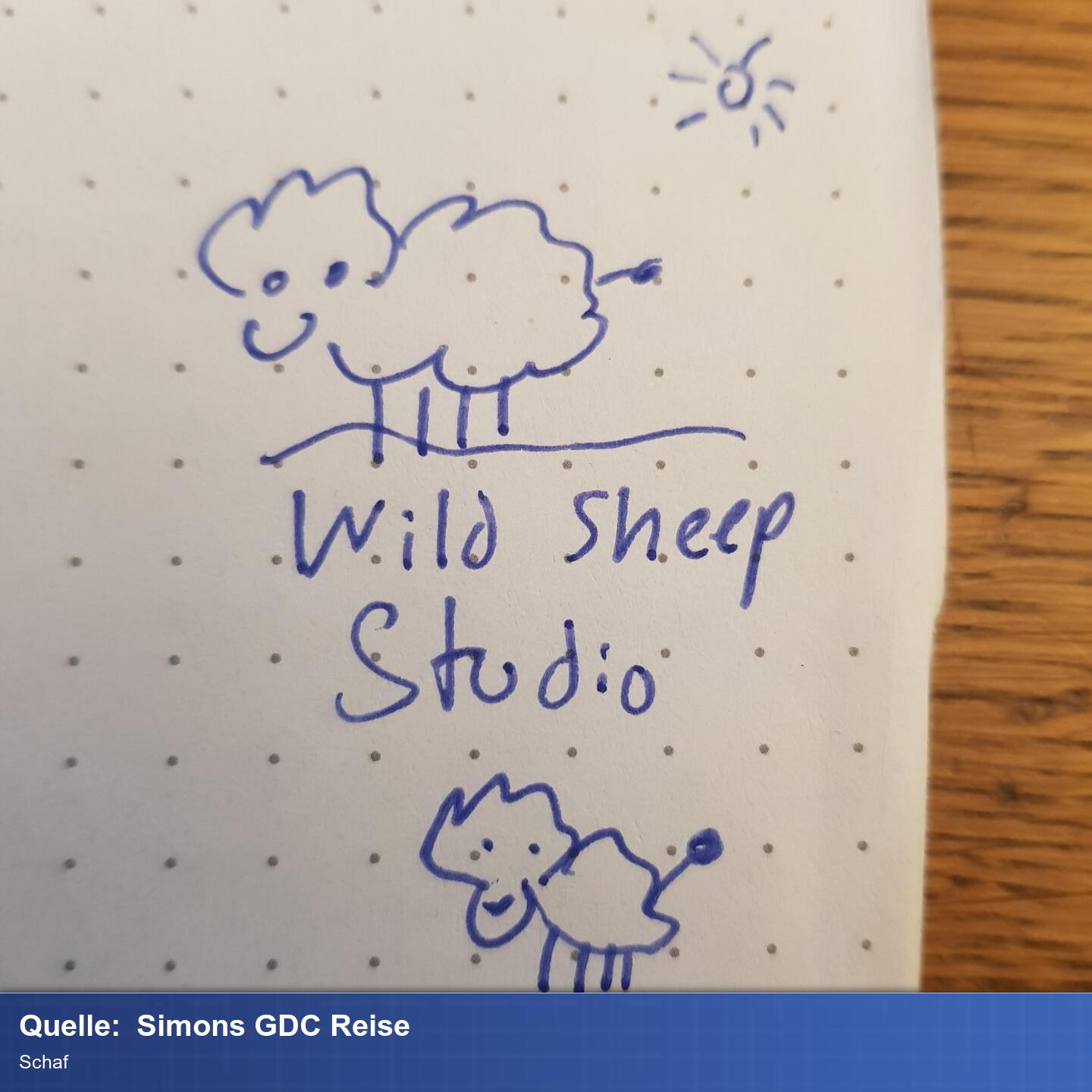 Schnell gezeichnete Schafe